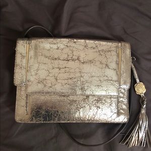 Vince Camino Silver Crossbody/Shoulder Bag